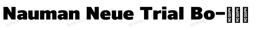 Nauman Neue Trial Bo字体转换